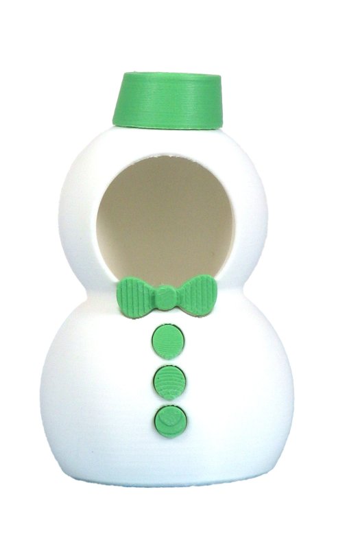 画像3: 指人形用 雪だるまホルダ－ (3)