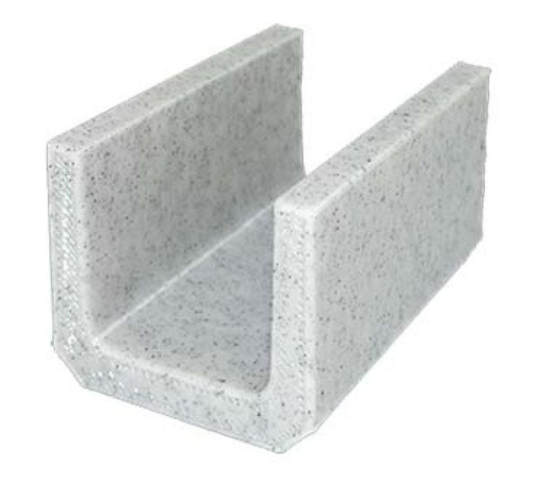 画像1: ミニチュア  U字溝風  （高さ 3.5cm) 石目調 インテリア小物  (1)