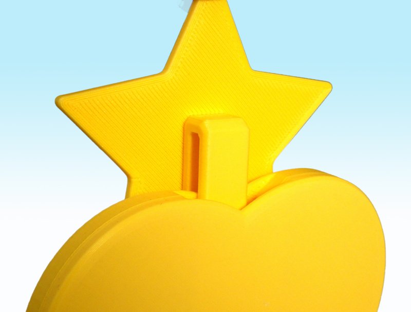 画像2: 星型アタッチメント （ぬい椅子ハート丸足用） (2)