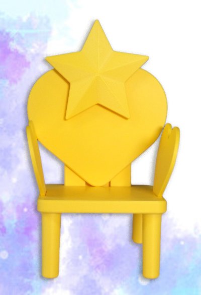 画像1: 星型アタッチメント （ぬい椅子ハート丸足用）