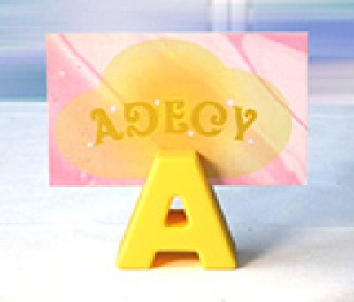 画像1: アルファベット「A」フォト & メモスタンド