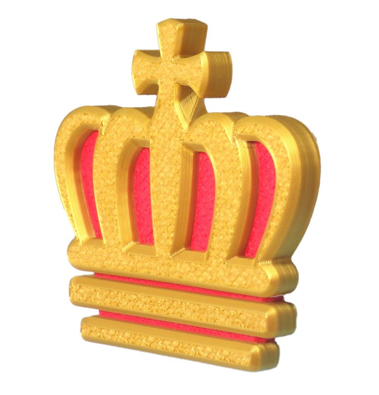 画像2: 王冠型アタッチメント （ぬい椅子ハート丸足用） (2)