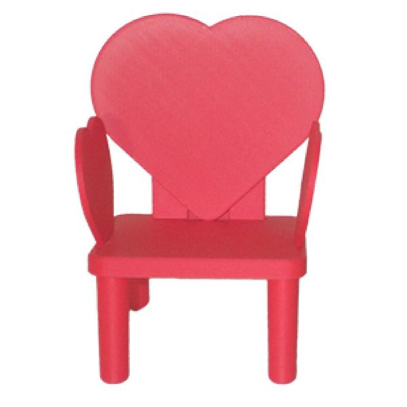 画像1: ぬい椅子 ハート 丸足 うちわ差し対応 (1)