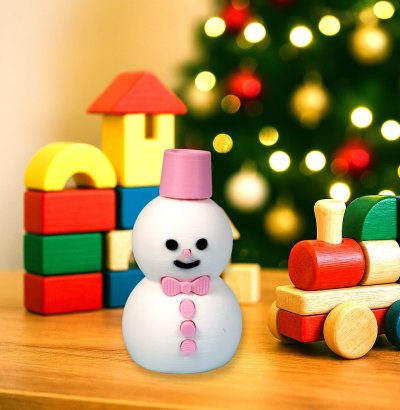 画像1: 推し色 スノーマン 雪だるま (Snow Man )